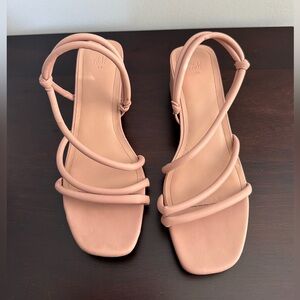 Women's Pink Strappy Sandals